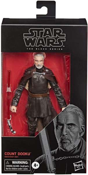 thumbnail image 2 of Star Wars Black Series Count Dooku Action Figure – 6 Inch, Attack Of The Clones (Hasbro, 2020) 2 of 6