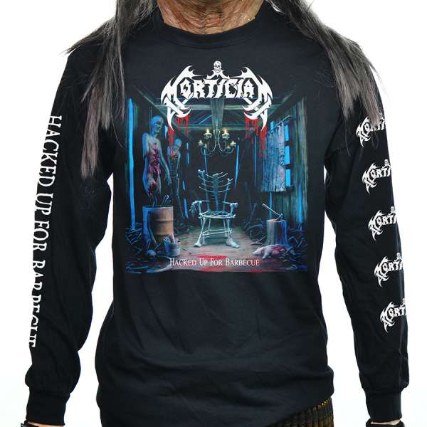Hacked Up For Barbecue Long Sleeve Double Sided Limited T-Shirt