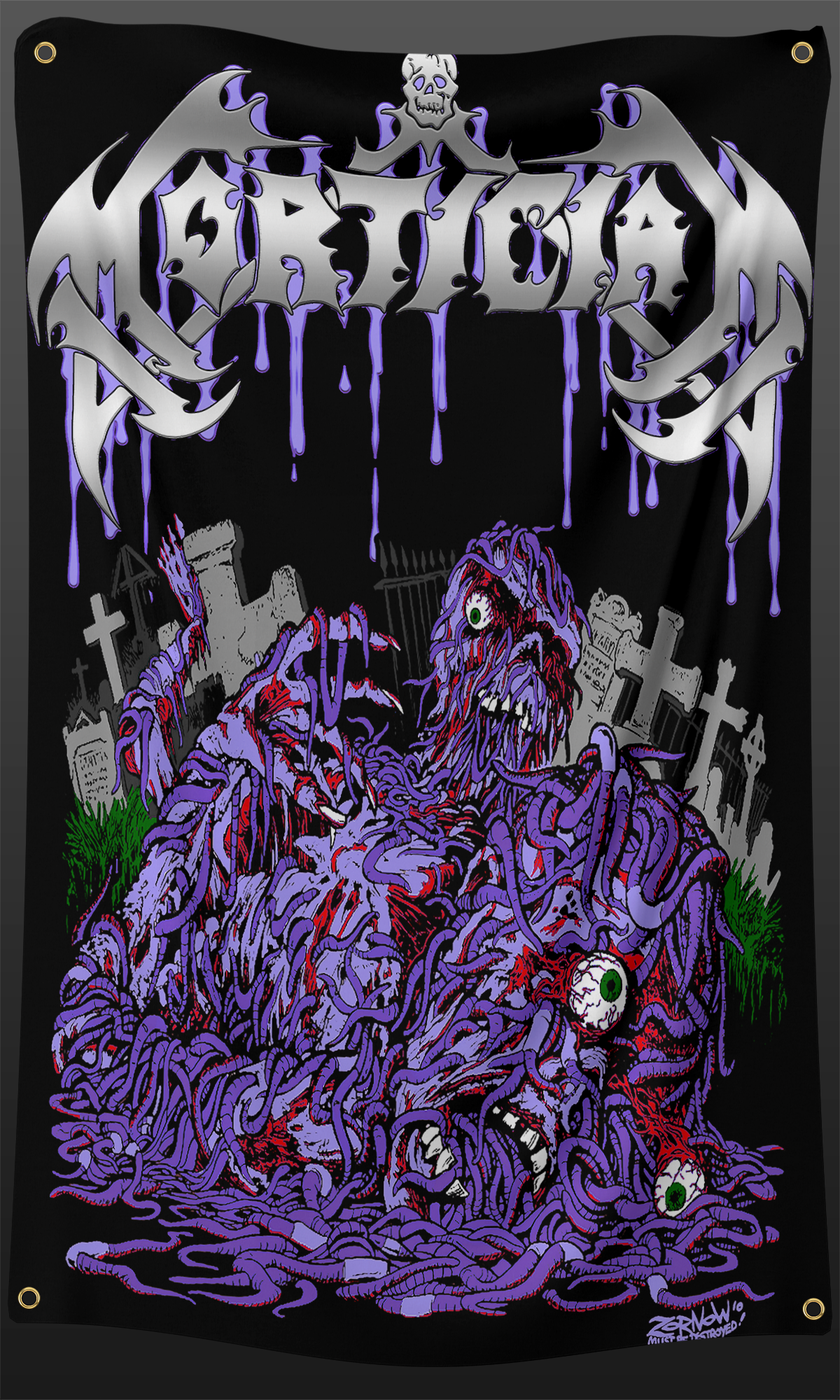 Worms by Zornow Purple Edition Flag