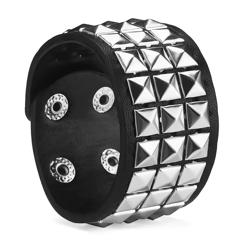 3 Rows Studded Bracelet