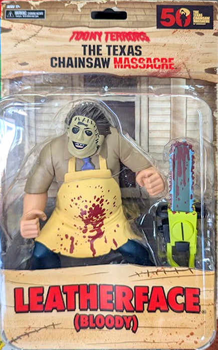 Leatherface - Texas Chainsaw Massacre (Toony Terrors 50th Anniversary) - 6-Inch Scale Action Figure