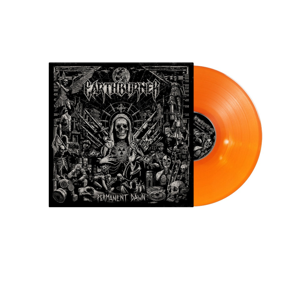 Permanent Dawn - 12 Inch Orange Downfall Vinyl Record European Edition