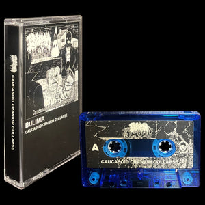Caucasoid Cranium Collapse Blue Audio Cassette Tape