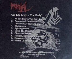 As Life Leaves The Body CD