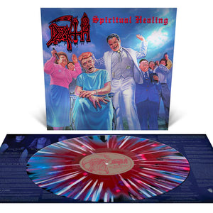 Spiritual Healing Reissue Tri Color Merge with Splatter Silver Foil Laminated Jacket Reissue 12" Vinyl