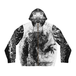 Old Drippy by Dahmer Art Full-Zip Hoodie (AOP)