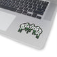 Mortician Green Drip Logo Stickers