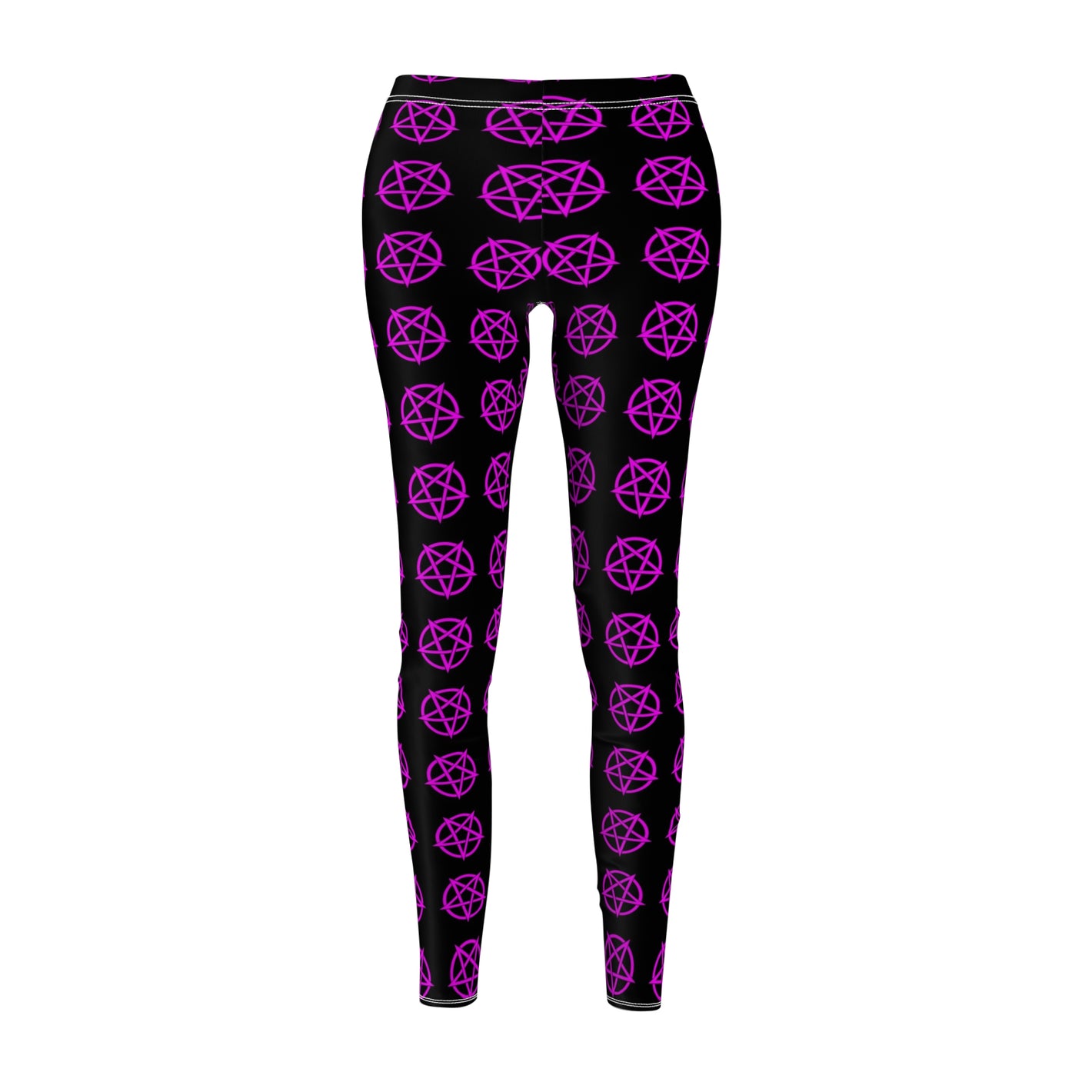 Purple Pentagram Women's Casual Leggings