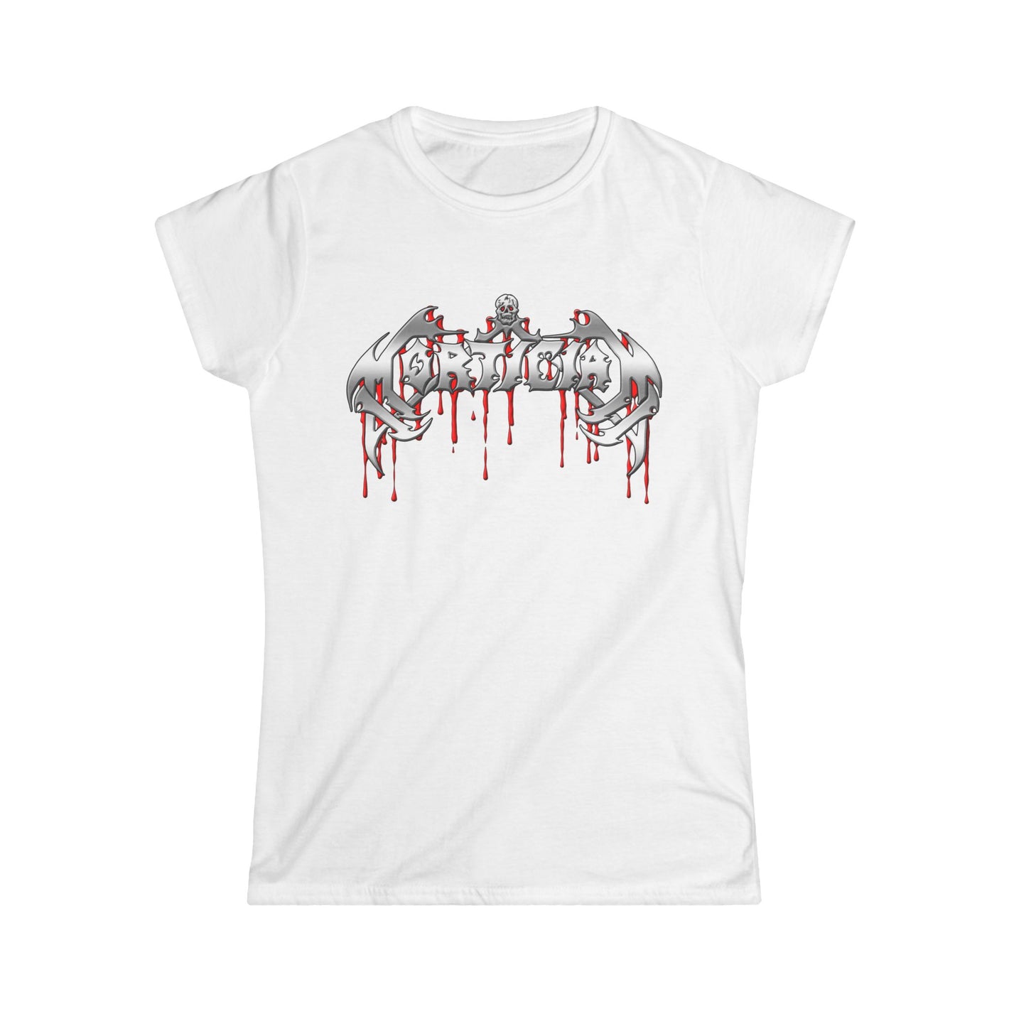 Mortician Chrome Logo Women's Softstyle Tee