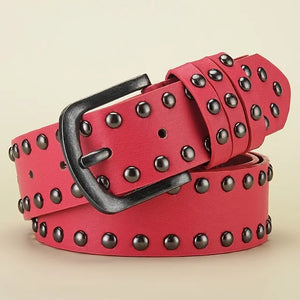 Red Retro Belt