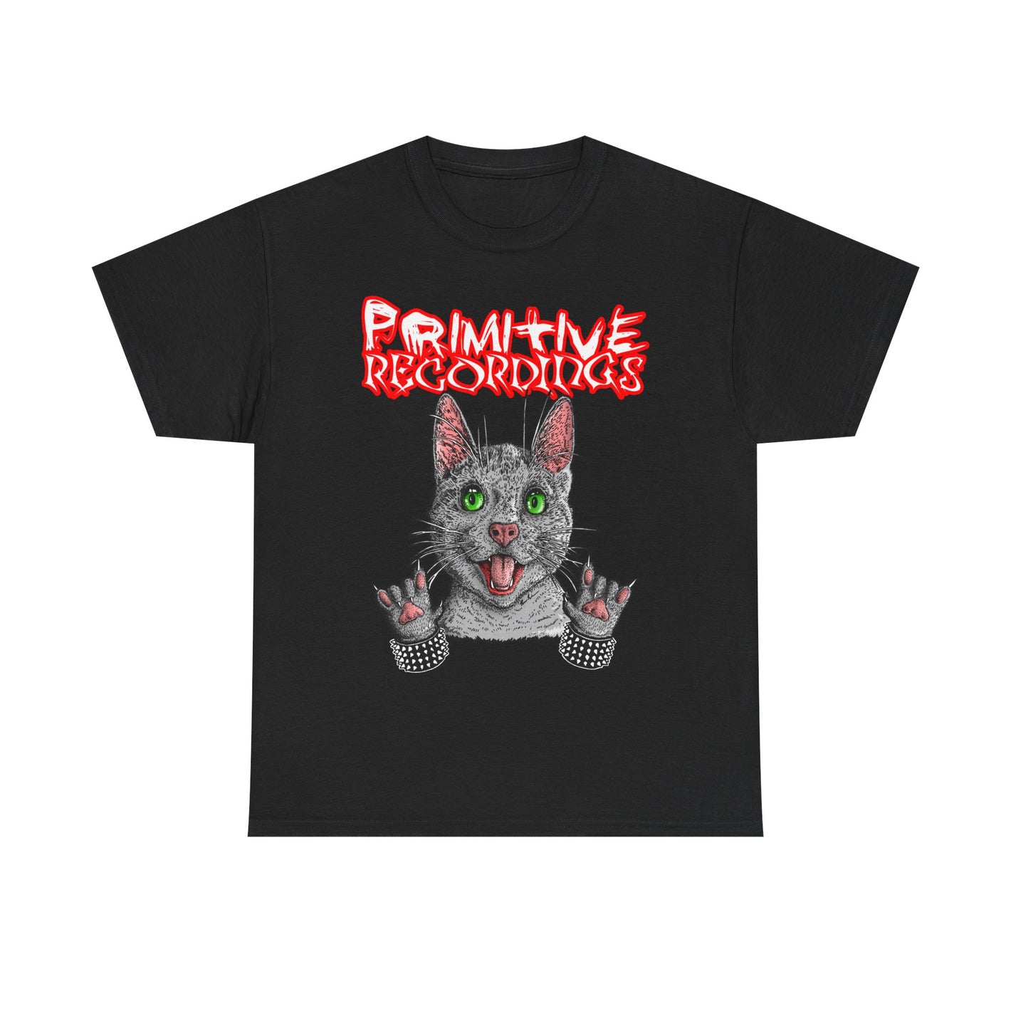 Primitive Recordings Pussy Cat Cotton Tee