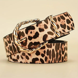 Leopard Print Belt