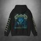 Darkest Day Of Horror Hooded Sweatshirt w Printed Sleeves