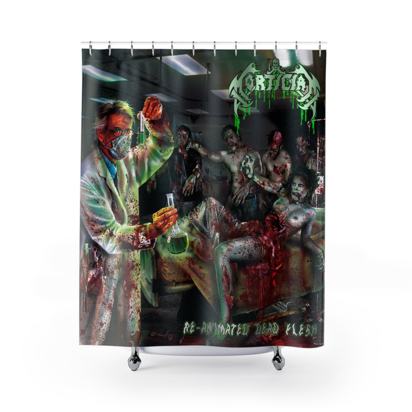 Re-Animated Dead Flesh Shower Curtains