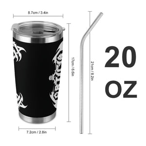Mortician Logo 20oz Stainless Steel Tumbler