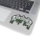 Mortician Green Drip Logo Stickers