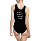 Classic 90s Blood Logo Women's Classic One-Piece Swimsuit