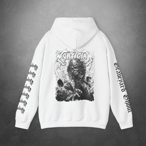 Graveyard Ghoul Hooded Sweatshirt w Printed Sleeves