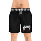 Mortician Classic Logo Men's Mid-Length Swim Shorts (AOP)