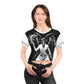 Baphomet Design AOP Crop Tee