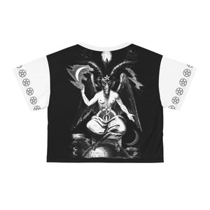 Baphomet Design AOP Crop Tee