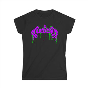 Toxic Purple Mortician Logo Ladies T-Shirt