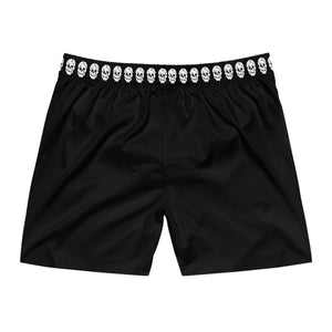 Mortician Classic Logo Men's Mid-Length Swim Shorts (AOP)