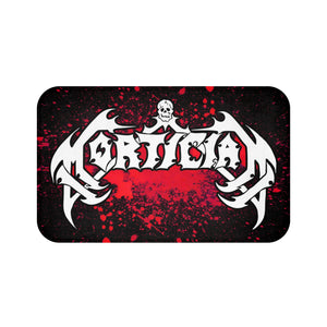 Mortician Logo Splatter Bath Mat