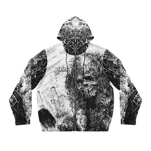 Graveyard Ghoul by Dahmer Art Full-Zip Hoodie (AOP)