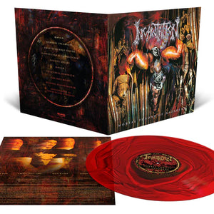 Mortal Throne Of Nazarene - Blood Red and Black Ripple Effect Vinyl Record