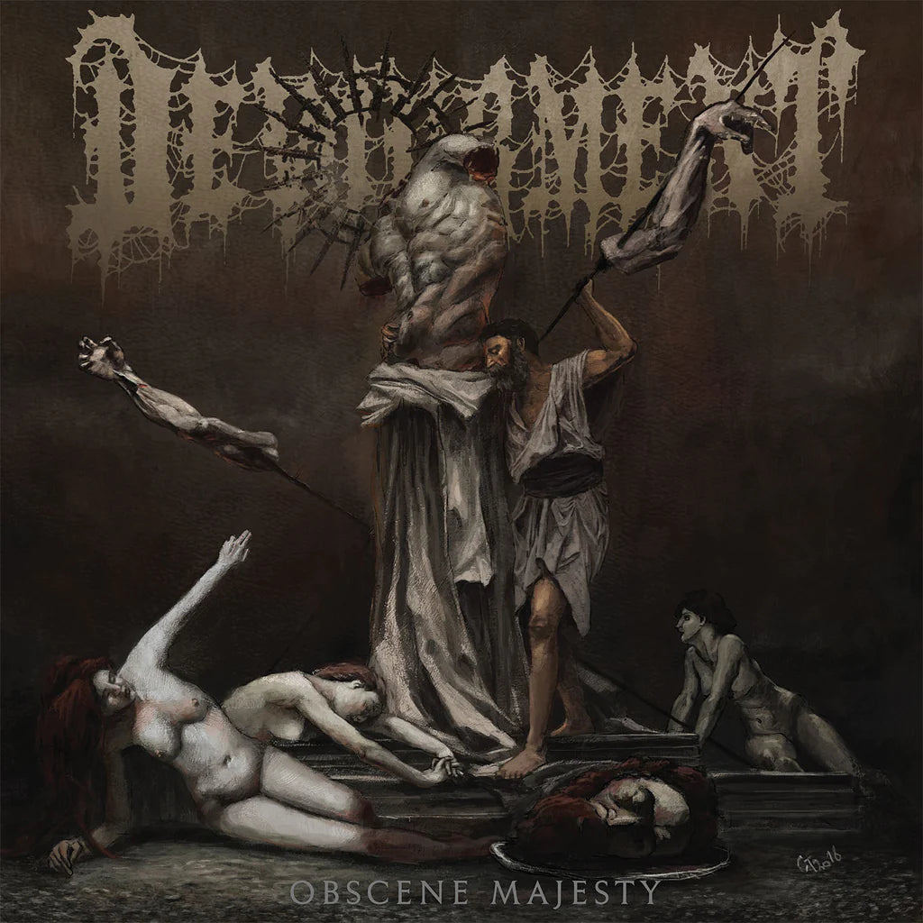 Obscene Majesty Tri Color Merge with Splatter 12 Inch Vinyl Record