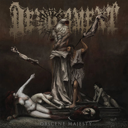 Obscene Majesty Tri Color Merge with Splatter 12 Inch Vinyl Record