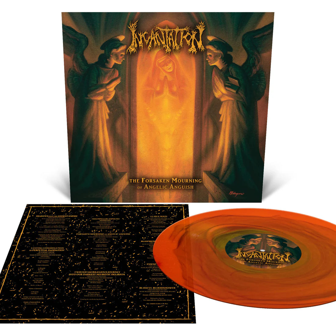 The Forsaken Mourning Of Angelic Anguish - Orange Krush and Black Ripple Effect 12 Inch Vinyl Record