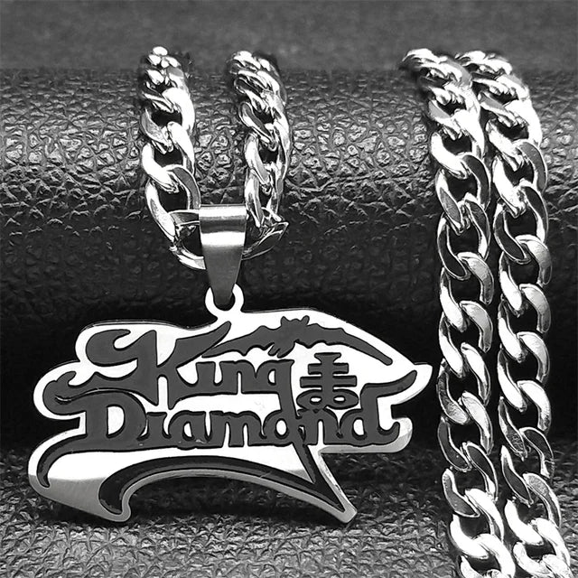 King Diamond Logo Necklace