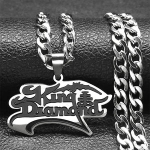 King Diamond Logo Necklace