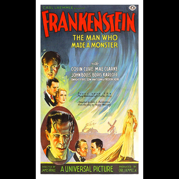 Frankenstein 1931 Movie 3x5 Flag