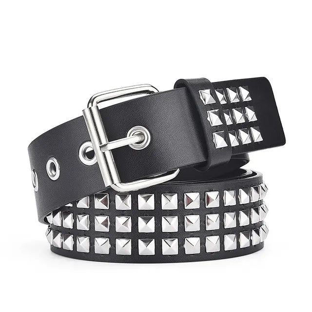 Black Studded Belt