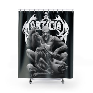 Defiler of the Dead "Slice" Shower Curtains