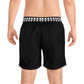 Mortician Classic Logo Men's Mid-Length Swim Shorts (AOP)