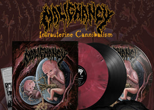 Intrauterine Cannibalism 12" Oxblood Swirl Vinyl Reissue