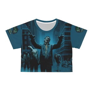 Darkest Day of Horror AOP Crop Tee