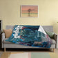 Mortician Hacked Up For Barbecue Ultra-Soft Fleece Blanket 50x40