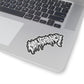 Malignancy White Logo Stickers