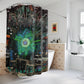 Time Displacement Shower Curtains