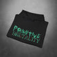 Time Displacement Hooded Sweatshirt w Printed Sleeves