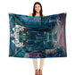 Mortician Hacked Up For Barbecue Ultra-Soft Fleece Blanket 50x40