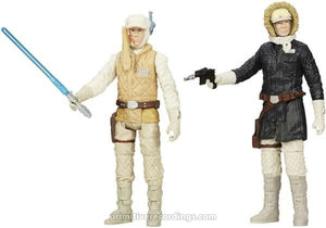 Luke Skywalker and Han Solo (Hoth Gear) Mission Series Action Figures