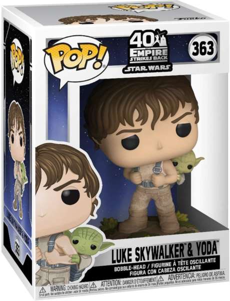 Star Wars: Empire Strikes Back Training Luke with Yoda Pop! Vinyl Figure