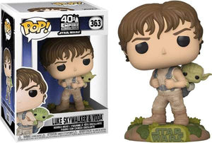 Star Wars: Empire Strikes Back Training Luke with Yoda Pop! Vinyl Figure