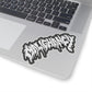 Malignancy White Logo Stickers